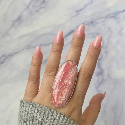 Blush Elegance: Rhodochrosite Jewelry Collection